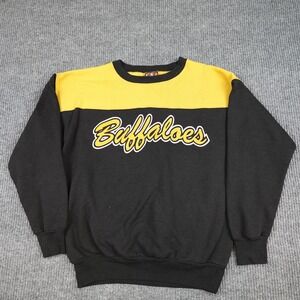 Vintage Colorado Buffaloes Sweatshirt Mens Large Black NCAA TSI Crewneck USA